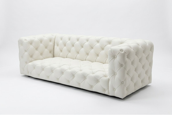 Canapé Chesterfield Sofa en cuir, canapé capitonné, canapés design neufs.