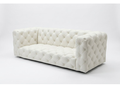 Canapé Chesterfield Sofa en cuir, canapé capitonné, canapés design neufs.
