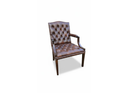 Trône antique Roi Chesterfield fauteuil imitation 1500 chaise de chevalier canapé sofa