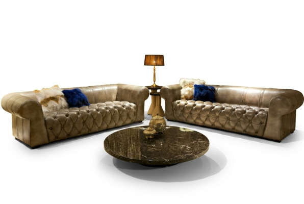 Canapé d'angle Canapé d'angle Ensemble de canapés en cuir pour salon Paysage vivant Chaise longue Canapés