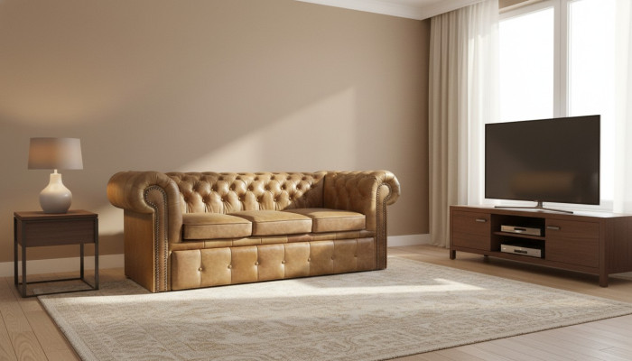 Canapé Chesterfield Designer Sofa Couch 3 Places Napoli Canapés Meubles
