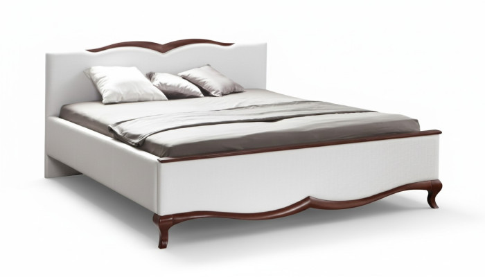 Chesterfield Bed Textile Fabric Lits de mariage Lits double Rembourrage Chambre