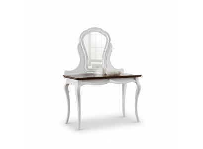 Table en bois massif, console classique, miroir, commode, coiffeuse, chambre à coucher, neuf