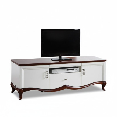 Bois véritable Artisanat solide Classique r base cabinet TV cabinet MI-RTVD