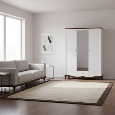Armoire classique en bois massif Armoires classiques Unité murale de garde-robe MI-3DL