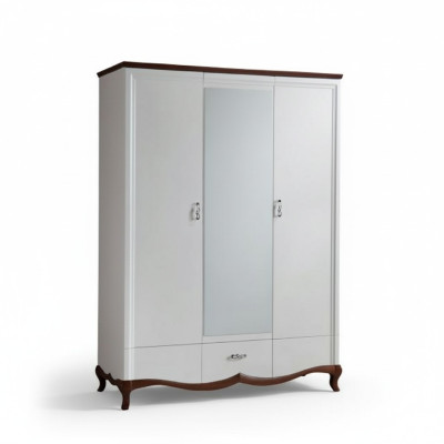 Armoire classique en bois massif Armoires classiques Unité murale de garde-robe MI-3DL