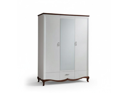 Armoire classique en bois massif Armoires classiques Unité murale de garde-robe MI-3DL