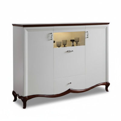 Grand coffre à tiroirs de bar design XXL Vitrine Commodes Armoire Grande nouvelle commode MIKBD