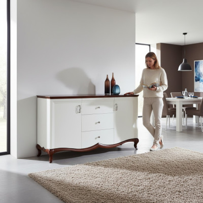 Commode de designer XXL en bois massif Commodes Armoire Grande nouvelle commode MIK3sz