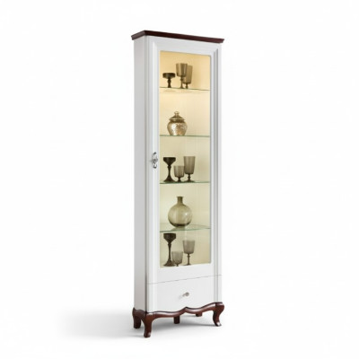 Bois massif Bois véritable Artisanat Classique Vitrine Vitrines Armoire Vitrines MIWN
