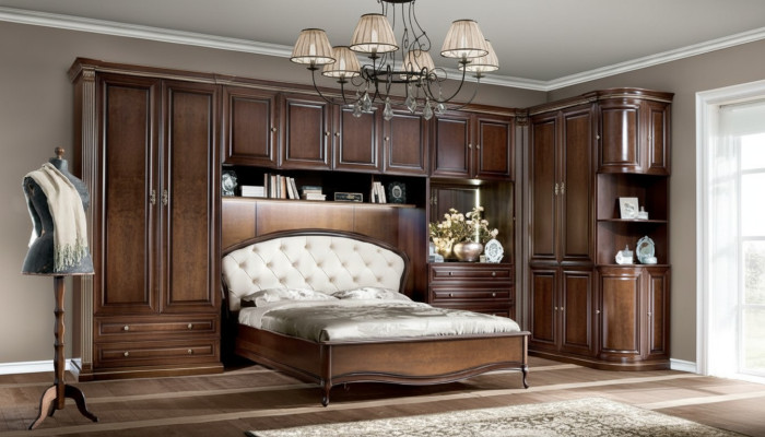 Lit Chambre Chambre royale + Armoire haute Armoire neuve Verona IV