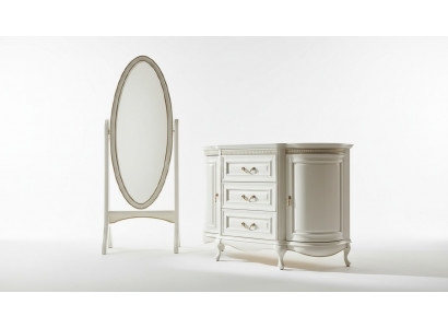 Classique chambre de maquillage avec miroir debout et commode - Verona