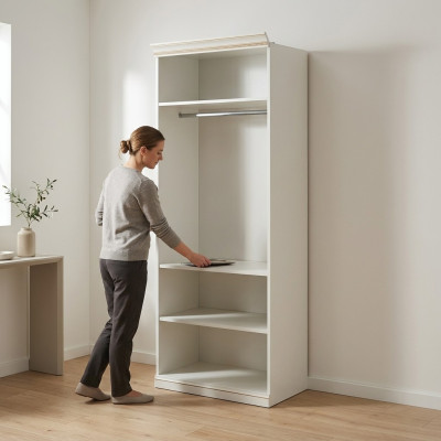 Modèle d'élément V2D-17 pour la garde-robe de plain-pied Armoire Mobilier italien