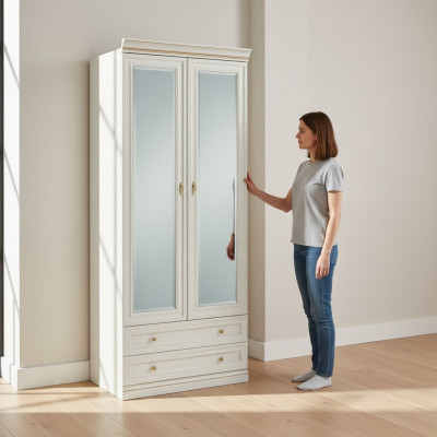 Modèle d'élément V2D-14 pour garde-robe à portes ouvertes Meubles italiens