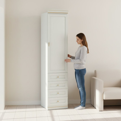 Modèle Element V1D-08 LP pour armoire de dressing encastrée Meuble italien.