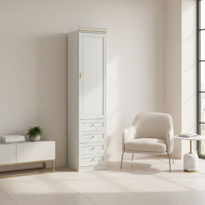 Modèle Element V1D-08 LP pour armoire de dressing encastrée Meuble italien.