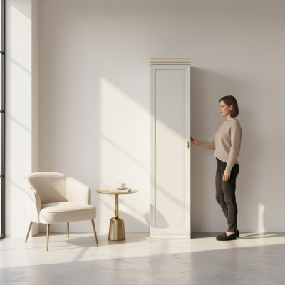 Modèle d'élément V1D-07 pour dressing walk-in de meubles italiens.