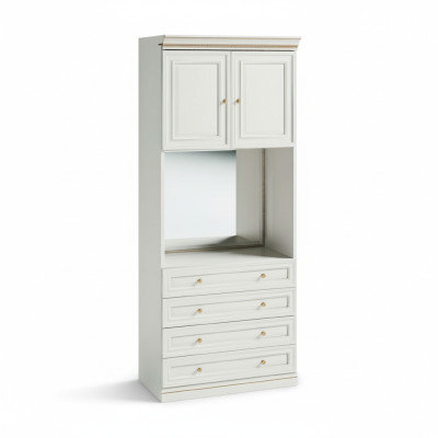 Modèle de module V2D-05-L pour garde-robe à emporter Meubles italiens pour garde-robe
