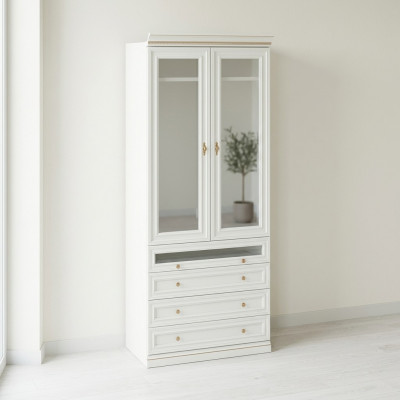 Modèle d'élément V2D-04 pour armoire de dressing encastrée Meubles italiens
