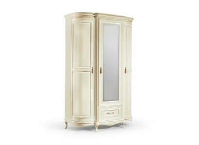 Armoire classique, unité murale de garde-robe, garde-robe avec miroir VSchrank-3D-G