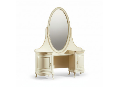 Miroir de maquillage de console classique Coiffeuse Commode - Modèle coiffeuse V