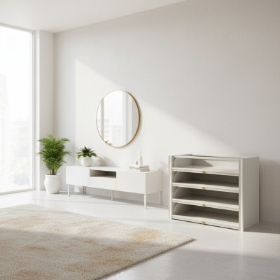 Modèle d'élément V-B pour dressing ouvert - Armoire italienne.