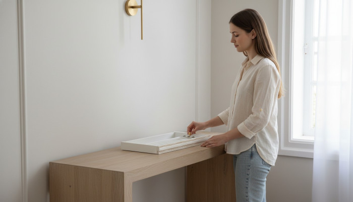 Élément pour penderie à accès facile Armoire Vêtements italienne V-E Porte-pantalons
