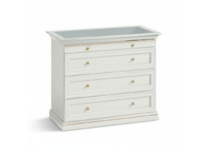 Commode + Vitrine Bijoux Montres Dressing en bois massif V-KG Commode