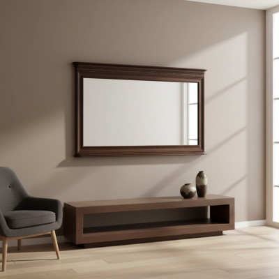 Miroir mural de grand designer classique rétro de maison de campagne - Modèle V-Mirror