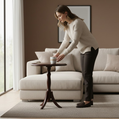 Table d'appoint table en bois massif tables table basse table à journaux stand à fleurs