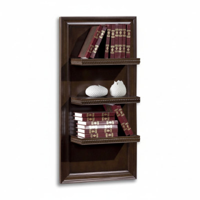 Salon Étagère XXL en bois massif 131cm Étagère de rangement Étagères CD DVD Livres