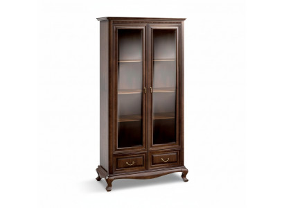 Vitrine classique Armoire de présentation Vitrine de salon vitrée Vitrine V-W2 en verre nouveau