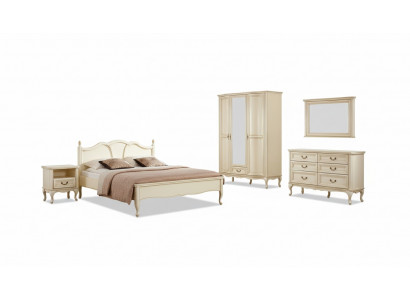 Chambre à coucher Ensemble de lit Commode Armoire Table de chevet Mobilier italien neuf