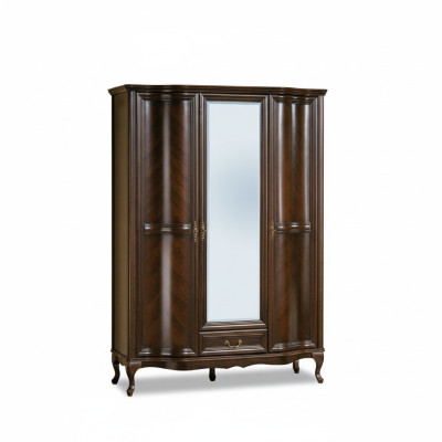 Armoires de garde-robe Unité murale de garde-robe 3 portes Bois neuf Meubles italiens