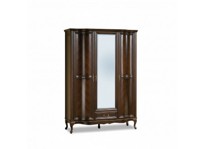 Armoires de garde-robe Unité murale de garde-robe 3 portes Bois neuf Meubles italiens