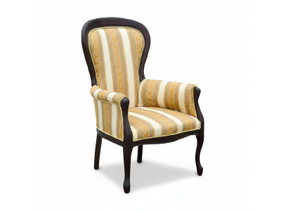 Chaises classiques classic tissu en cuir rembourrage fauteuil fauteuil royal - modèle W1