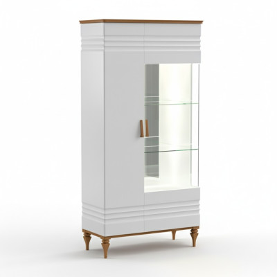Vitrine classique Commode Vitrines Vitrine Armoire Vitrine en verre TO-W2