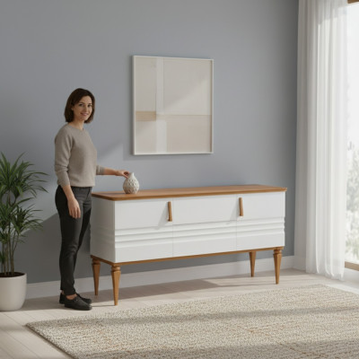 Meuble bas TV Armoire Board Table TV Armoire sous TV Cabinet Commode Tiroirs Commodes TO-K3