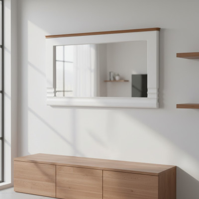 Miroir Cadre en bois Grand miroir Miroir mural Classique r Modèle de miroir TO-L1