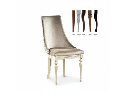 Chaises classiques Chaise vintage Chaise de salle à manger Biedermeier Design royal TO-U1