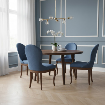 Chaises classiques Chaise vintage Chaise de salle à manger Biedermeier Design royal TO-U3
