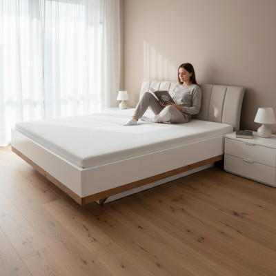 Classique lits Lits Lit double Lit en bois Maison de campagne - Modèle CM-B3