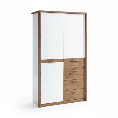 Armoire d'angle de garde-robe de meubles classiques Armoire en bois de garde-robe - CM-2D