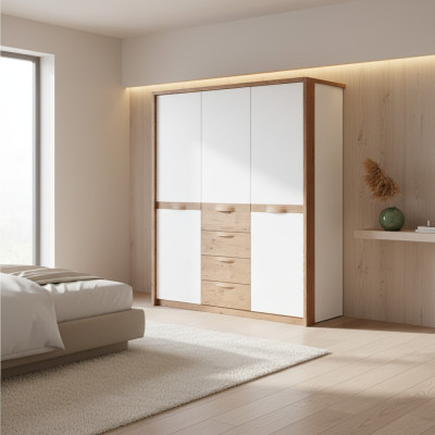 Armoires classiques Meubles de chambre Armoire Armoire en bois - CM-3D
