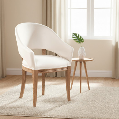 Chaise rembourrée classique du designer R Chaises rembourrées Tissu en cuir, en tissu CM-U2