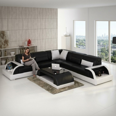 Paysage vivant Coin rembourrage Coin Sofa canapé Suite Canapé d'angle Canapés WetzlarC nouveau