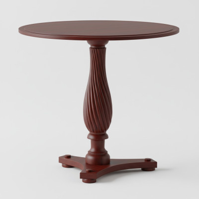 Véritable table en bois Tables classiques Table Table de salle à manger table ronde Royal - Modèle ZB-3