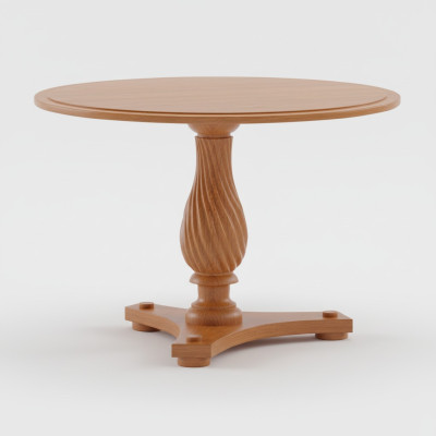 Classique r table ronde table ronde tables solides rustiques tables à manger modèle ZB-4