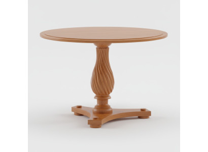 Classique r table ronde table ronde tables solides rustiques tables à manger modèle ZB-4