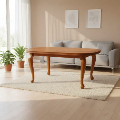 Table Table à manger Table en bois Table de conférence XXL Table de 90X160cm Extensible 160X240cm